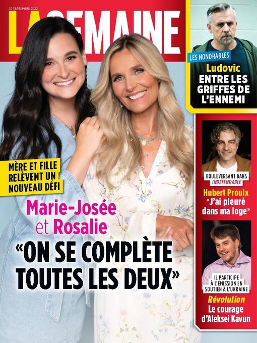 Title details for La Semaine by TVA Publications Inc. - Available